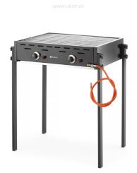 Roast-Master Pro Black Grill gazowy, HENDI, czarny, 11,6kW, 790x560x(H)900mm