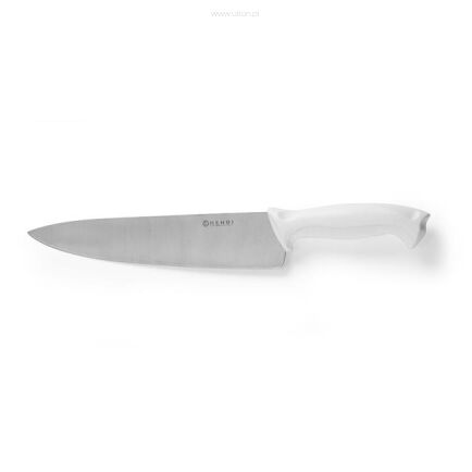 Nóż kucharski HACCP - 240 mm, biały