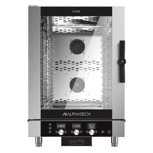 Piec konwekcyjno-parowy ICET101E | 10x GN 1/1 | 10x 600x400 | Alphatech by Lainox  | sterowanie elektroniczne ICET101E