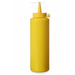 Dyspenser do zimnych sosów, HENDI, 0,35L, żółty, o55x(H)205mm