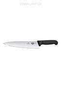 Victorinox Fibrox Nóż kuchenny, szerokie ostrze, 25 cm, czarny