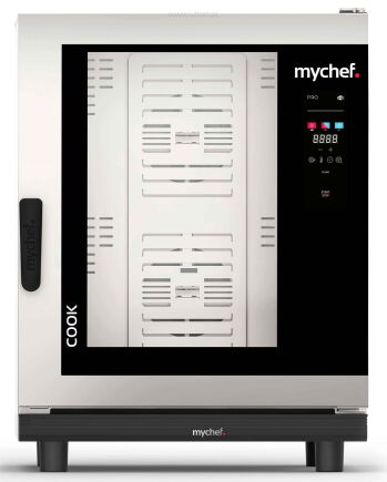 Piec konwekcyjno-parowy elektryczny | automatyczny system myjący | 10xGN1/1 | 18,6 kW | 400 V | Mychef COOK PRO 101E COOK PRO 101E