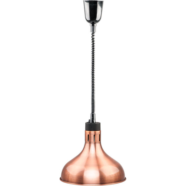 Lampa do podgrzewania potraw wisząca, miedziana, P 0.25 kW, U 230 V 692612